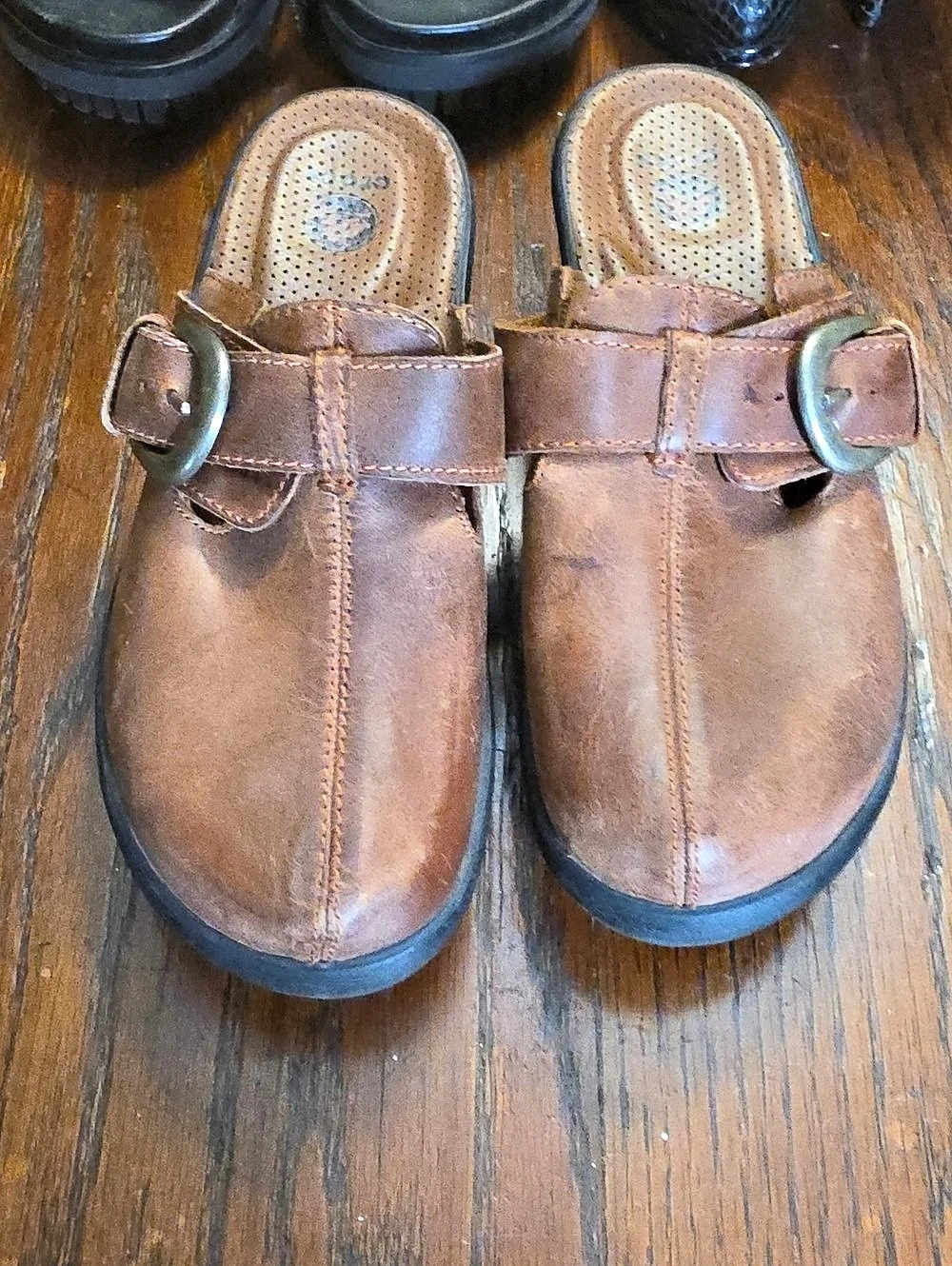 Crocs Cobbler Buckle Clog Brown Buckle Clogs
